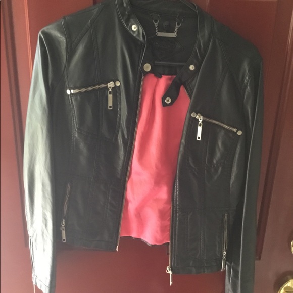 Faux leather jacket - Picture 1 of 4
